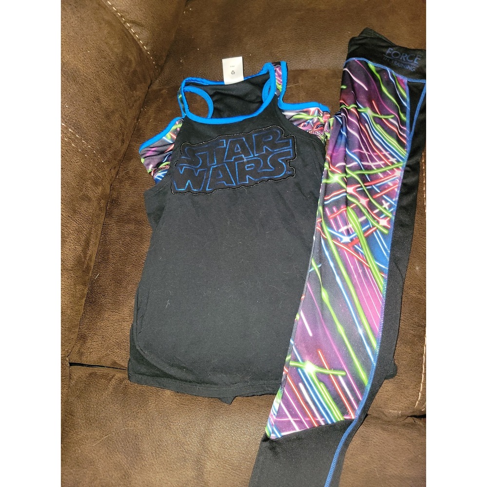The disney store star wars force in training athletic outfit size kids‎ 9 10